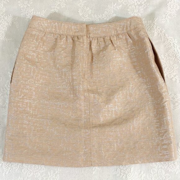 Women's Minimalist Mini Skirt w Pockets Ann Taylor LOFT Textured Petite Clothing - Picture 3 of 11
